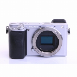 Sony Alpha 6300 Systemkamera (Body) silber (sehr gut)